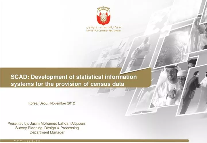 scad development of statistical information systems for the provision of census data