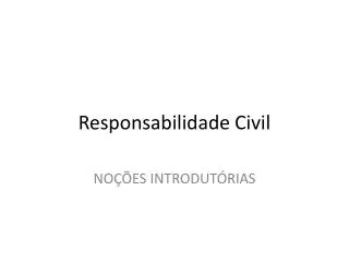 responsabilidade civil
