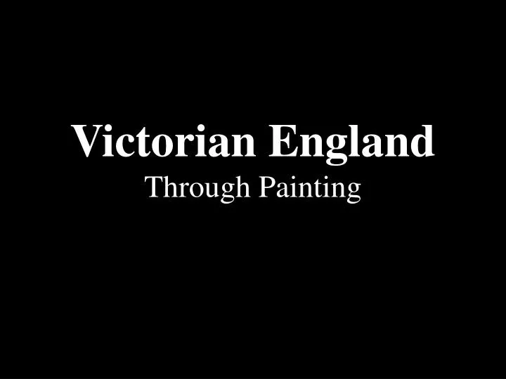 victorian england through painting