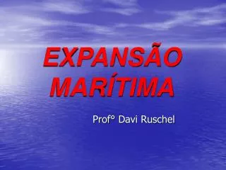 expans o mar tima