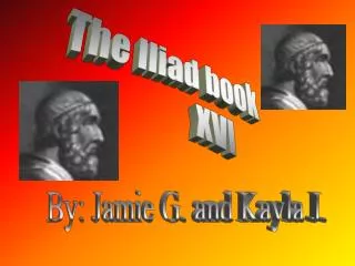 The Iliad book XVI
