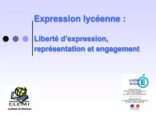 expression lyc enne libert d expression repr sentation et engagement