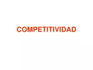 competitividad