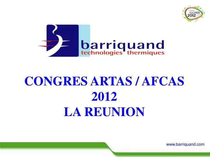 congres artas afcas 2012 la reunion