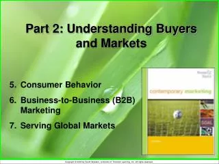 Part 2: Understanding Buyers and Markets