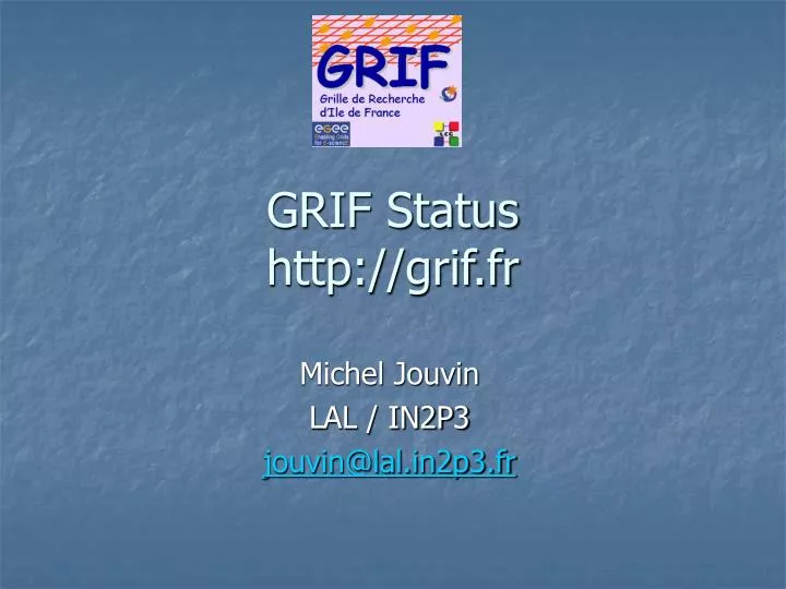 grif status http grif fr