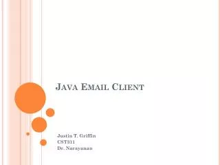 Java Email Client