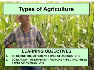 Types of Agriculture