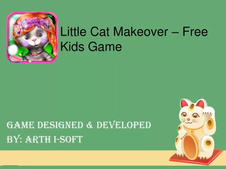 little cat makeover free kids game