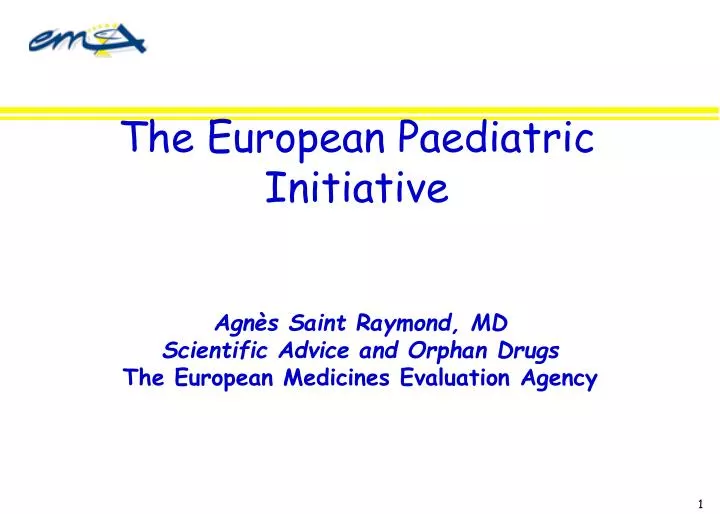 the european paediatric initiative