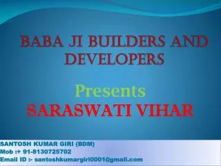 BABA JI BUILDERS AND DEVELOPERS