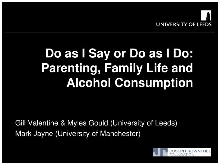 do as i say or do as i do parenting family life and alcohol consumption