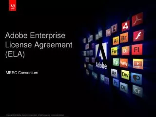 Adobe Enterprise License Agreement (ELA)
