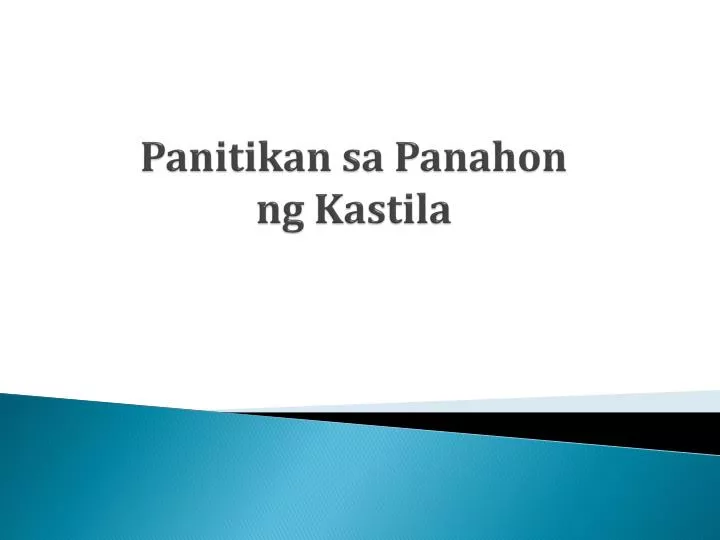 panitikan sa panahon ng kastila