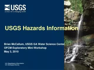 USGS Hazards Information
