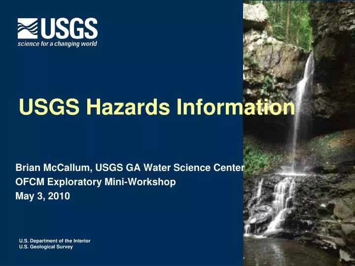 usgs hazards information