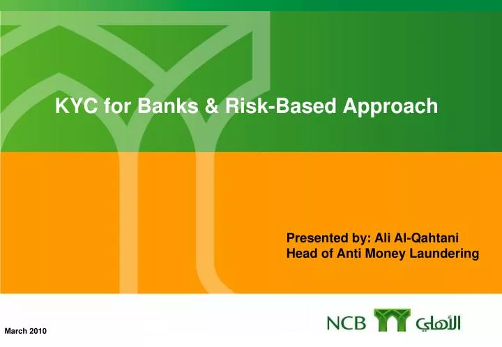 kyc for banks risk based approach