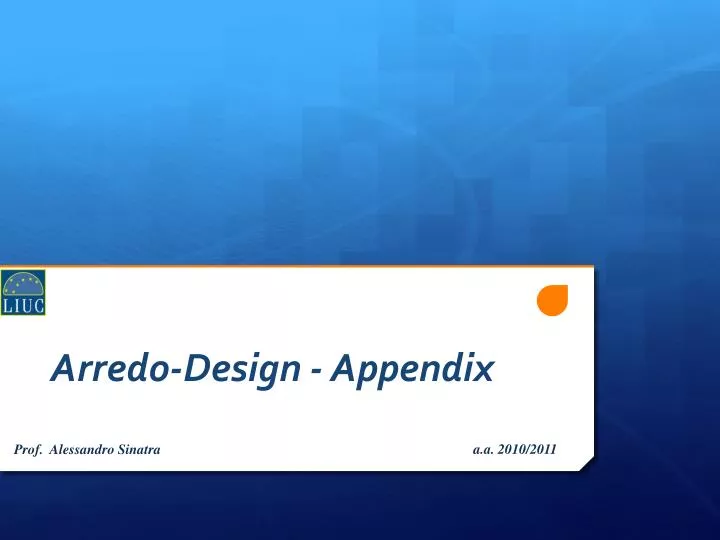 arredo design appendix