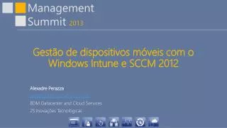 gest o de dispositivos m veis com o windows intune e sccm 2012