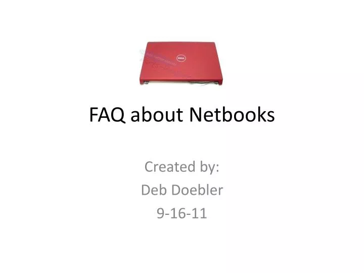faq about netbooks
