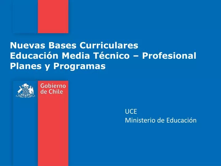 nuevas bases curriculares educaci n media t cnico profesional planes y programas