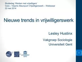 nieuwe trends in vrijwilligerswerk