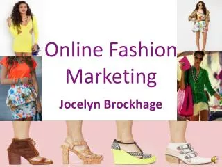 Online Fashion Marketing