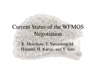 current status of the wfmos negotiation