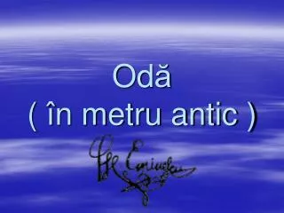 od n metru antic