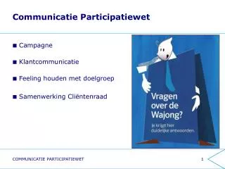 communicatie participatiewet