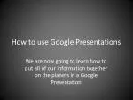 How to Create and Customize Google Presentations for Group Projects - slide 1