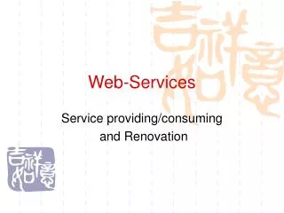 web services