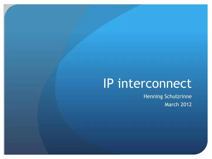 ip interconnect