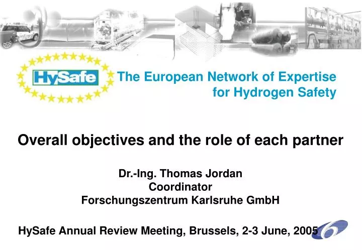 the european network of expertise for hydrogen safety