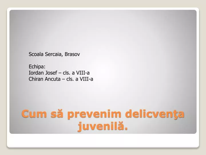 cum s prevenim delicven a juvenil