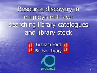 Resource discovery in employment law: searching library catalogues and library stock