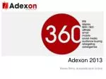 Adexon 2013 - slide 1