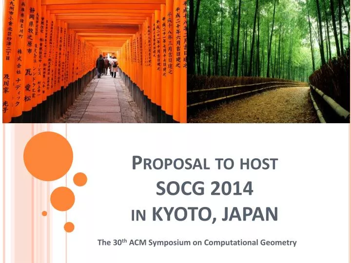 proposal to host socg 2014 in kyoto japan