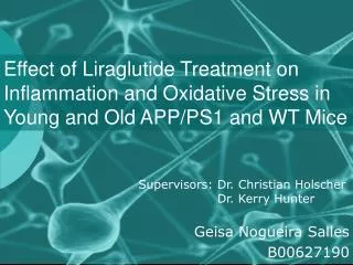 Effect of Liraglutide Treatment on