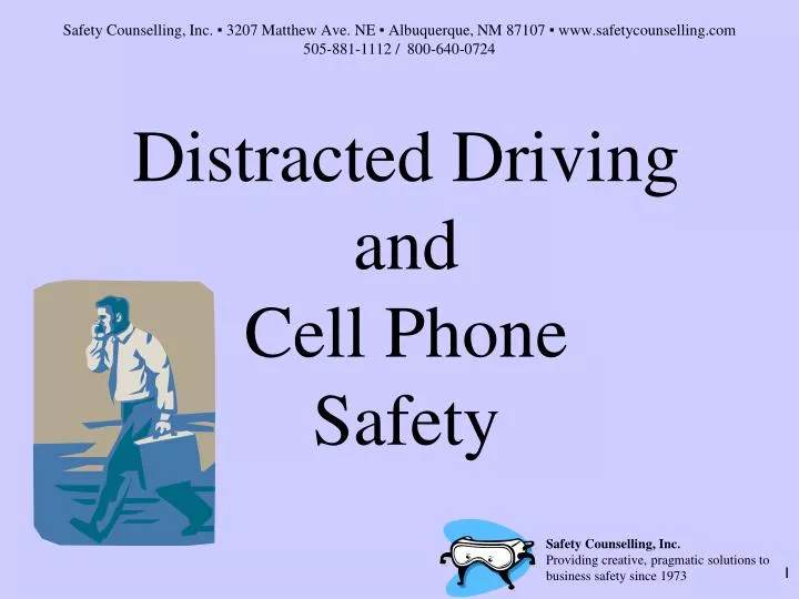 distracted driving and cell phone safety