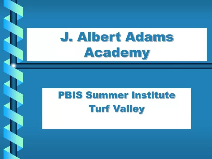 j albert adams academy