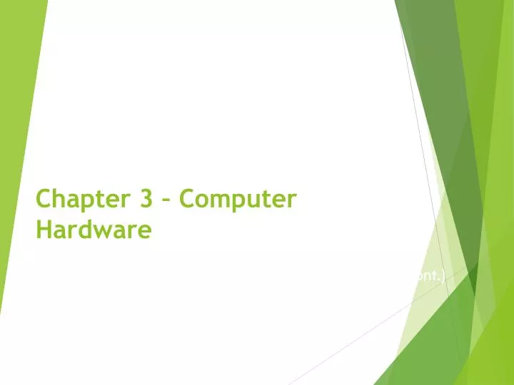 chapter 3 computer hardware