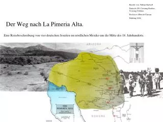 der weg nach la pimeria alta