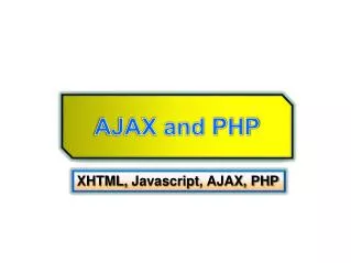 AJAX and PHP