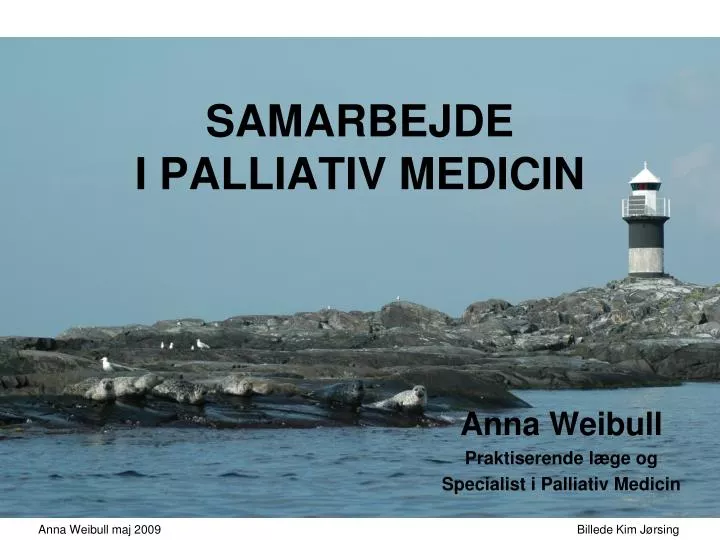 samarbejde i palliativ medicin