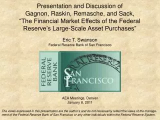 Presentation and Discussion of Gagnon, Raskin , Remasche , and Sack,