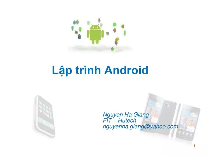 l p tr nh android