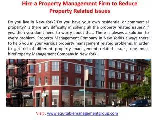 Real estate services New York