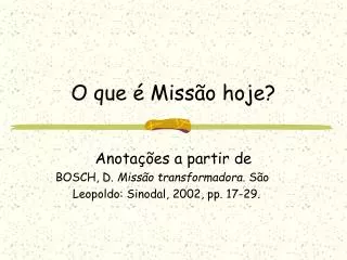 o que miss o hoje
