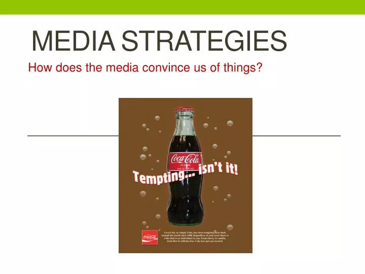 media strategies